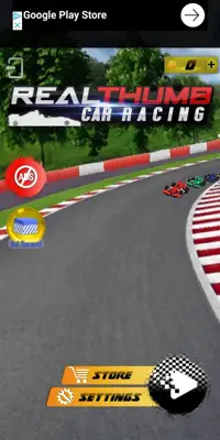 Thumb Car Race android App screenshot 0